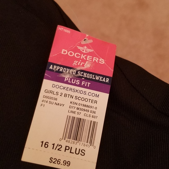 Dockers Navy Blue skirt/shorts - Picture 5 of 6